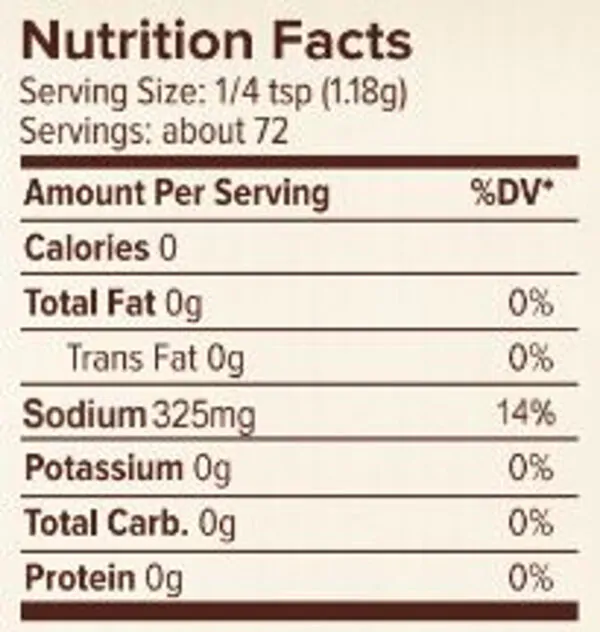 Seasonest ghost pepper soul food nutrition facts