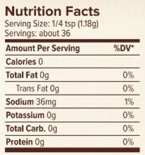 Seasonest Italian blend nutrition facts