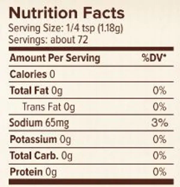 Seasonest jerk mild nutrition facts