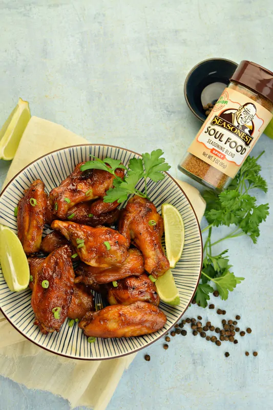 Read more about the article Sticky Coke Wings Recipe with Our Spicy Soul Seasoning